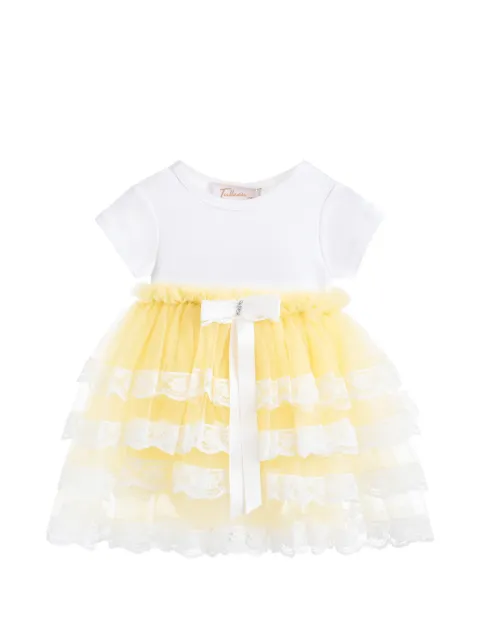 Tulleen Briony lace-trim tiered dress