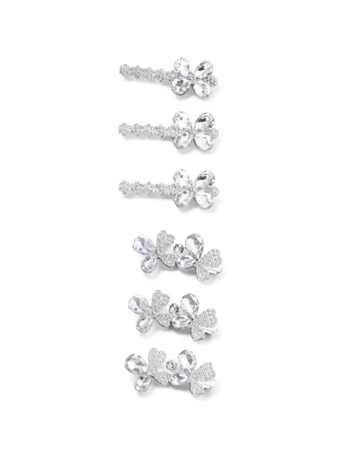 Mimi Tutu Crystal Whisper hair clips (set of three)