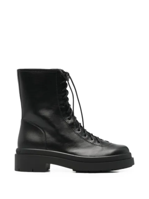 Jimmy Choo lace-up leather boots
