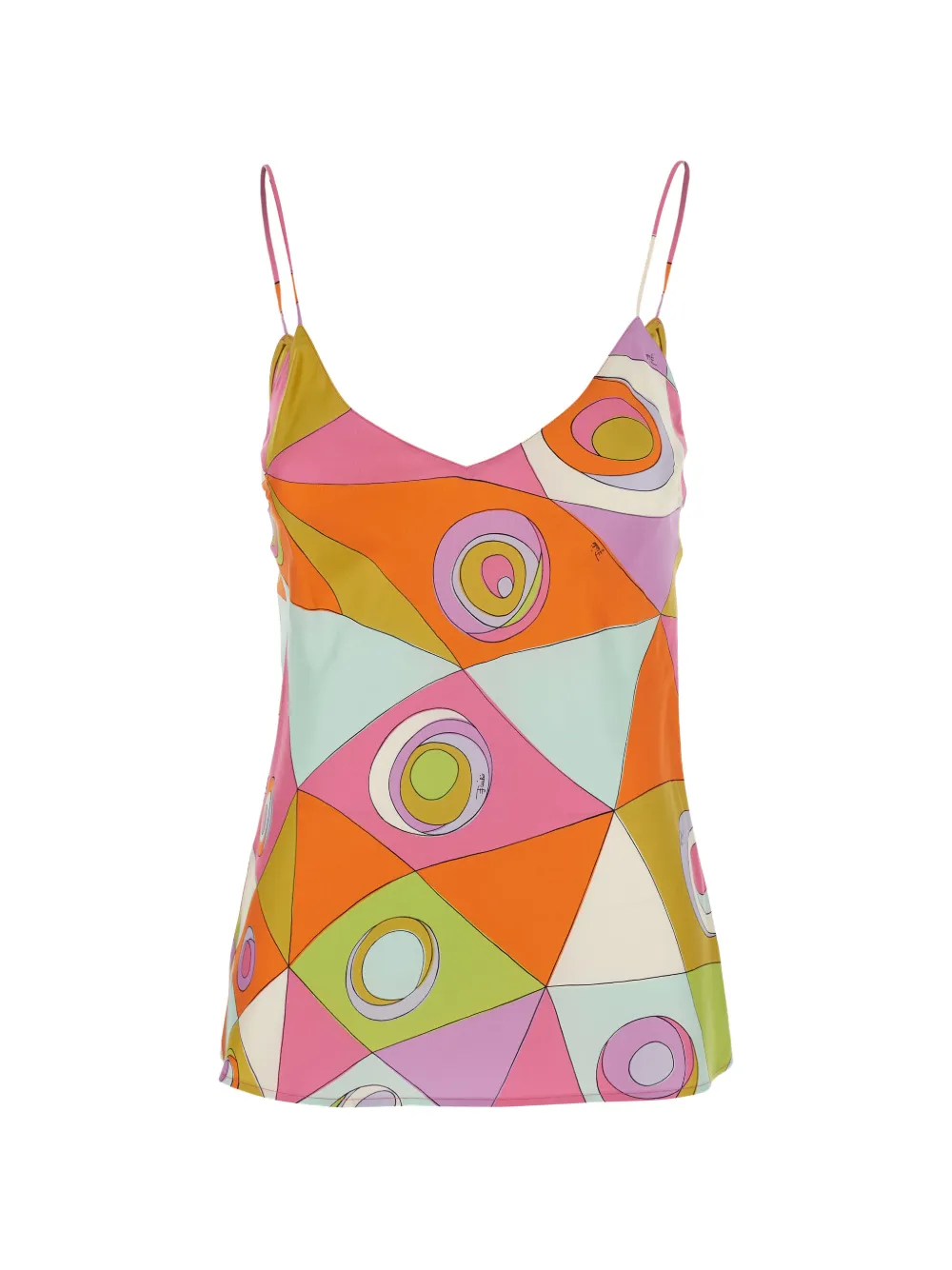 PUCCI Occhi Vivara-print camisole top - Rosa