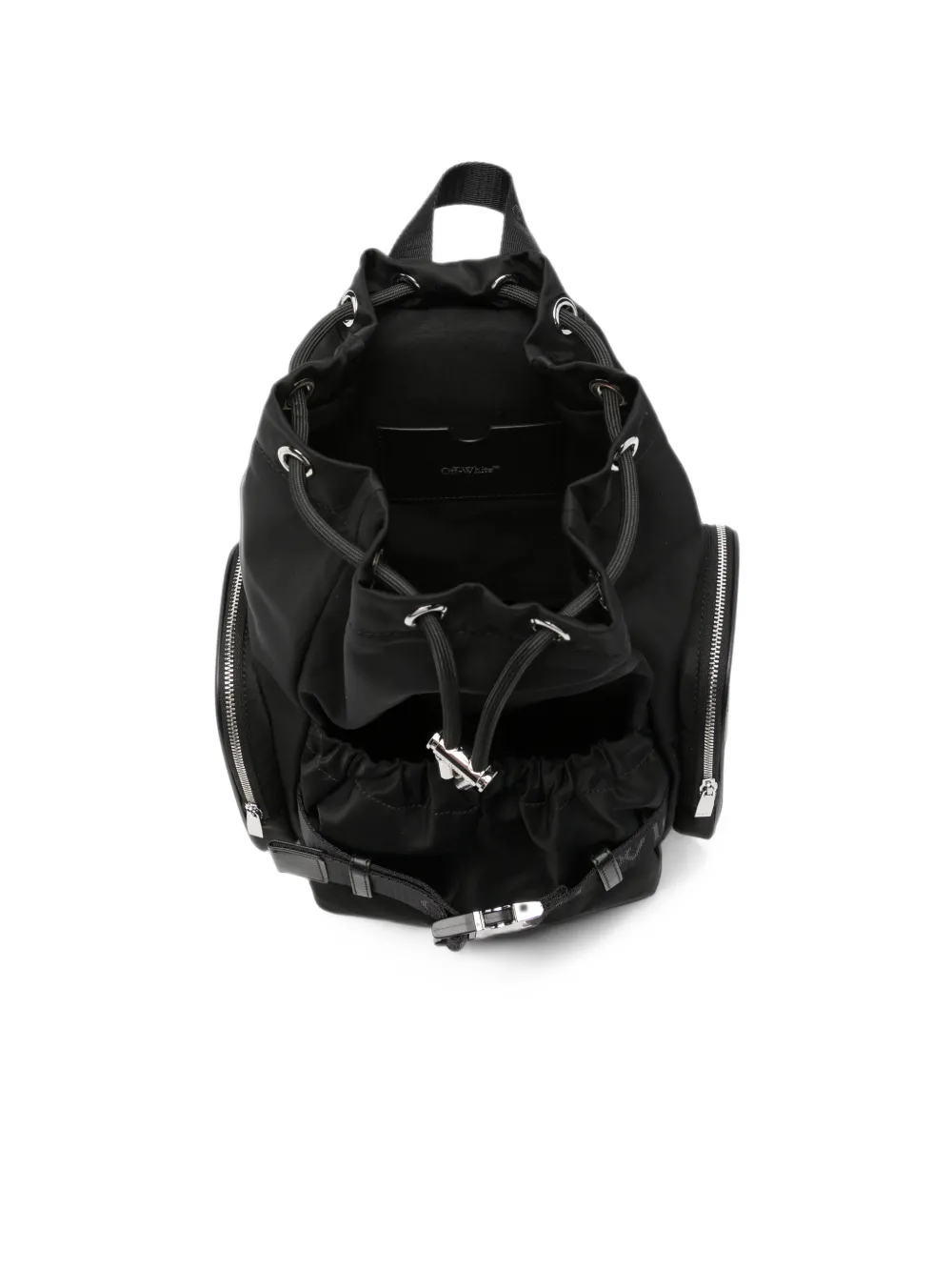 Off-White large Urban drawstring backpack Zwart