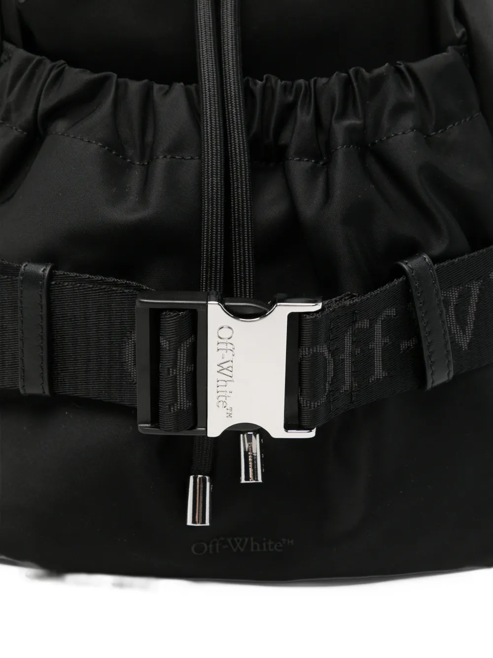 Off-White large Urban drawstring backpack Zwart
