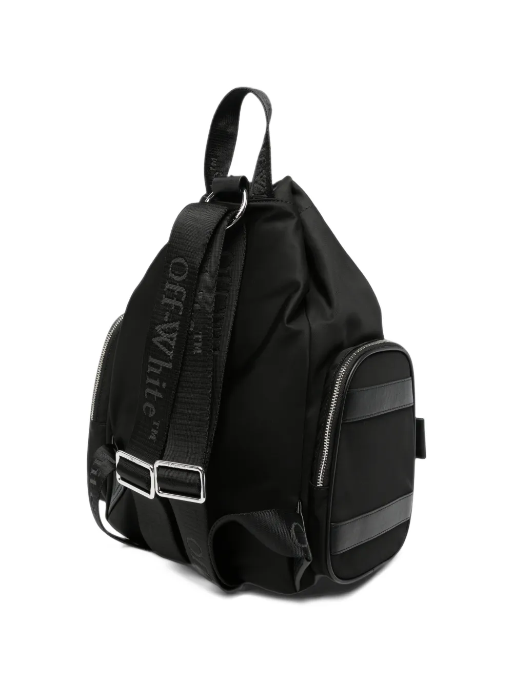 Off-White large Urban drawstring backpack Zwart