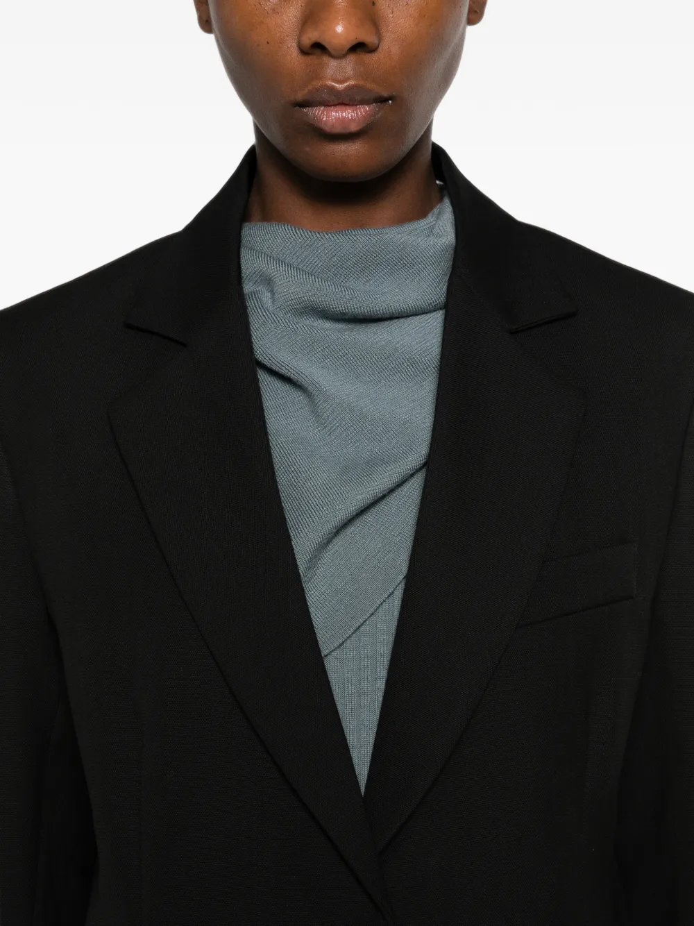 Nine In The Morning Bella single-breasted notched-lapel blazer Zwart