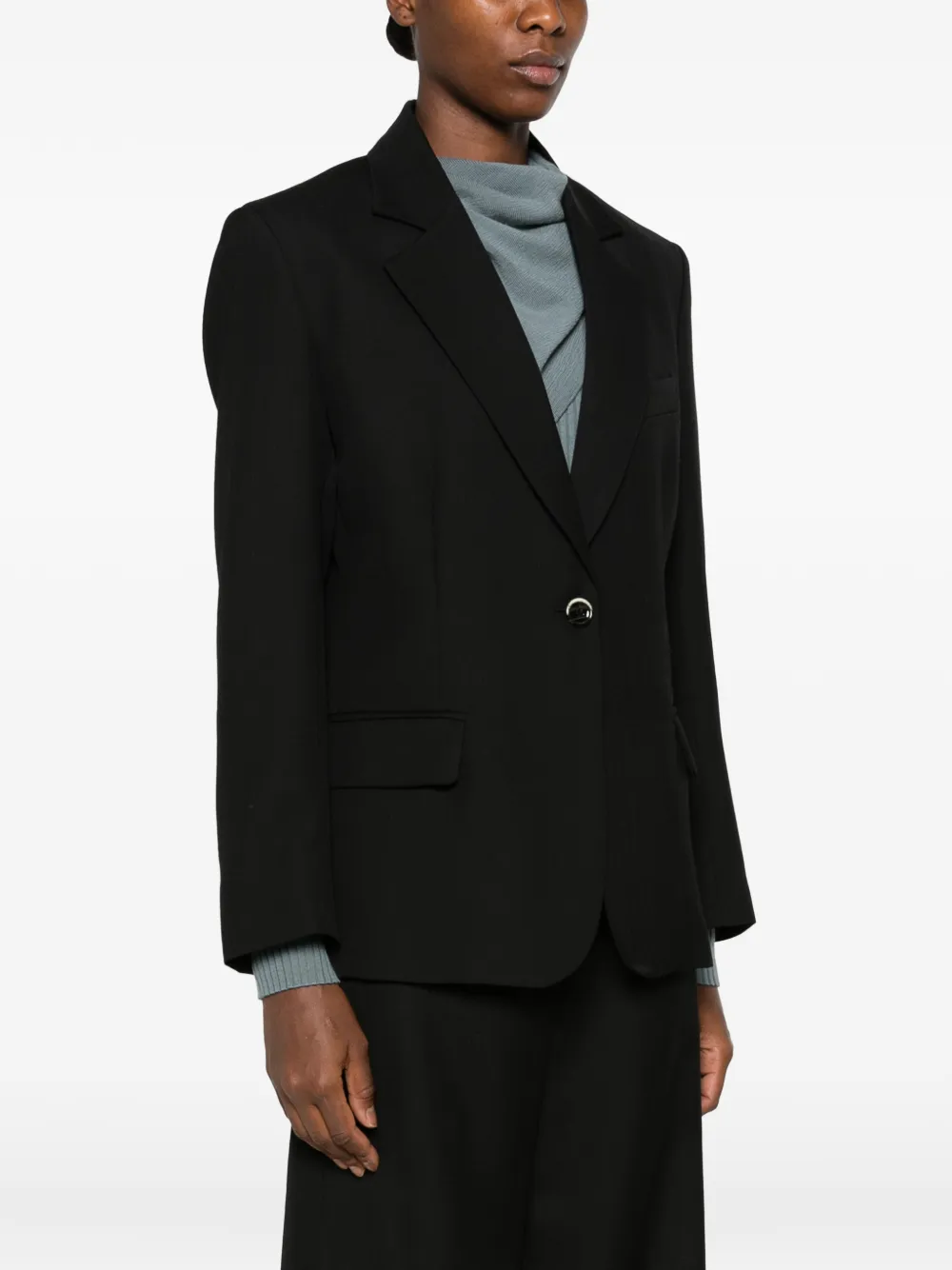 Nine In The Morning Bella single-breasted notched-lapel blazer Zwart