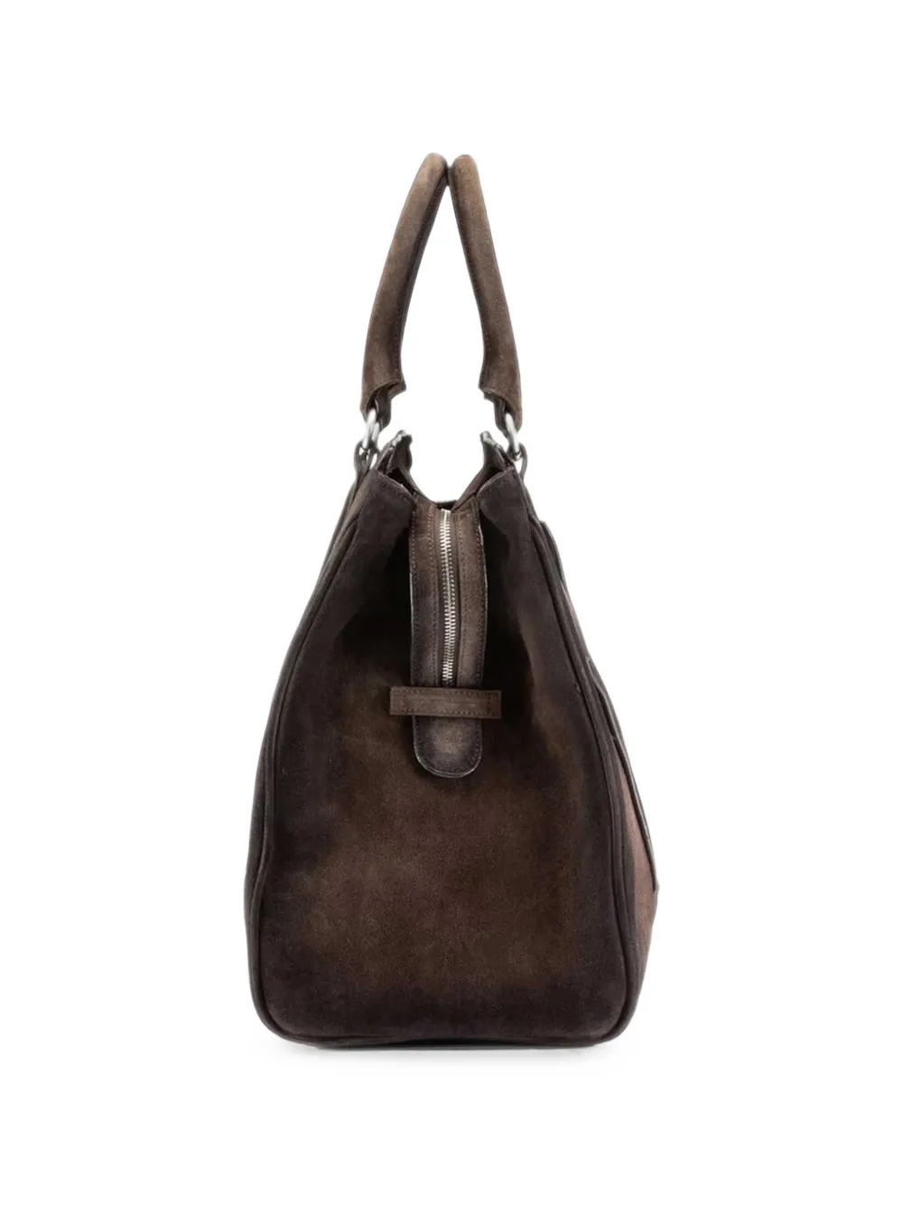 Officine Creative Quentin 009 suède duffeltas Bruin
