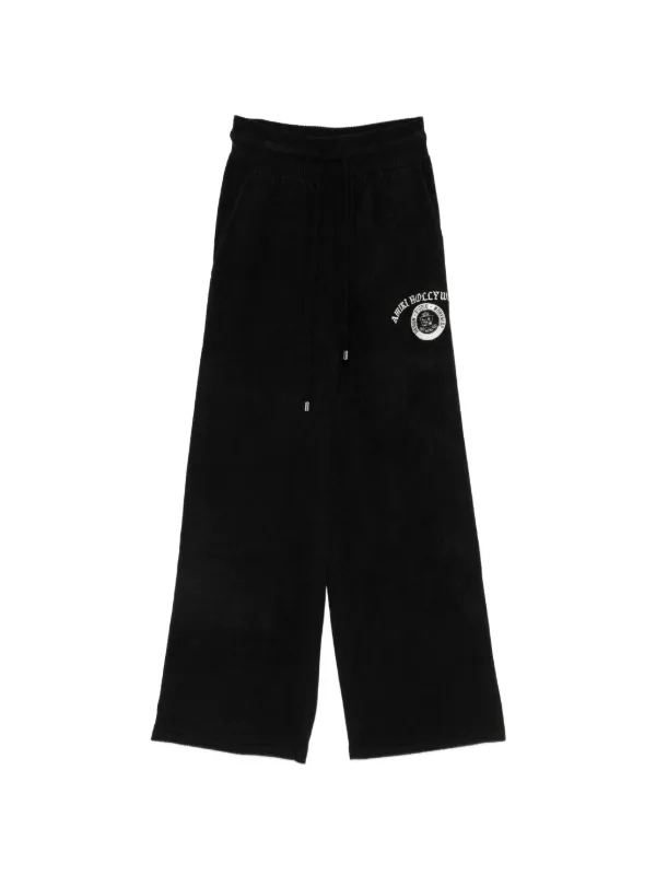 Amiri Wide-leg Track Pants in Black