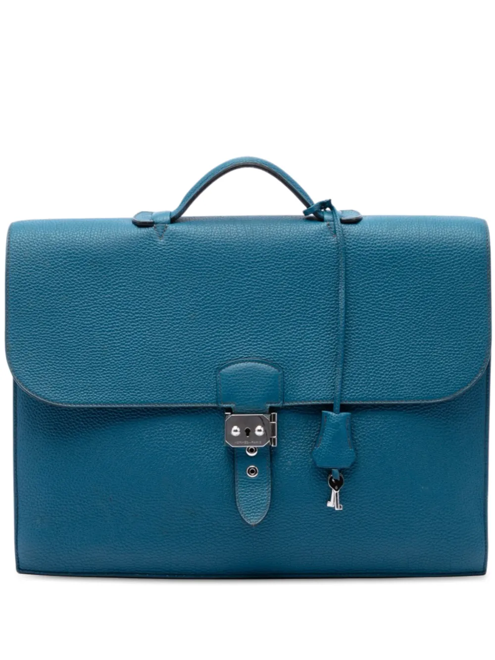 Hermès Pre-Owned 2011 Togo Sac A Depeches 38 business bag - Blu