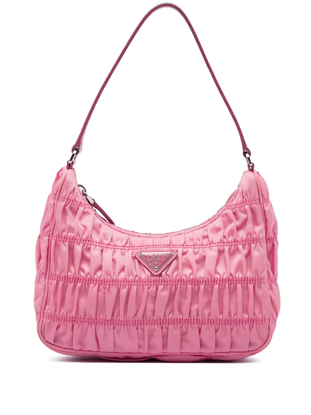 Prada Pre-Owned 2019-2026 Tessuto Gaufre Re Edition shoulder bag - Rosa