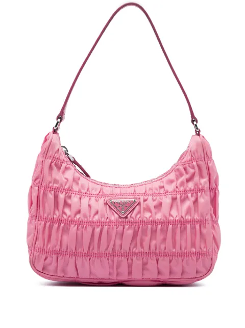 Prada Pre-Owned 2019-2026 Tessuto Gaufre Re Edition Schultertasche