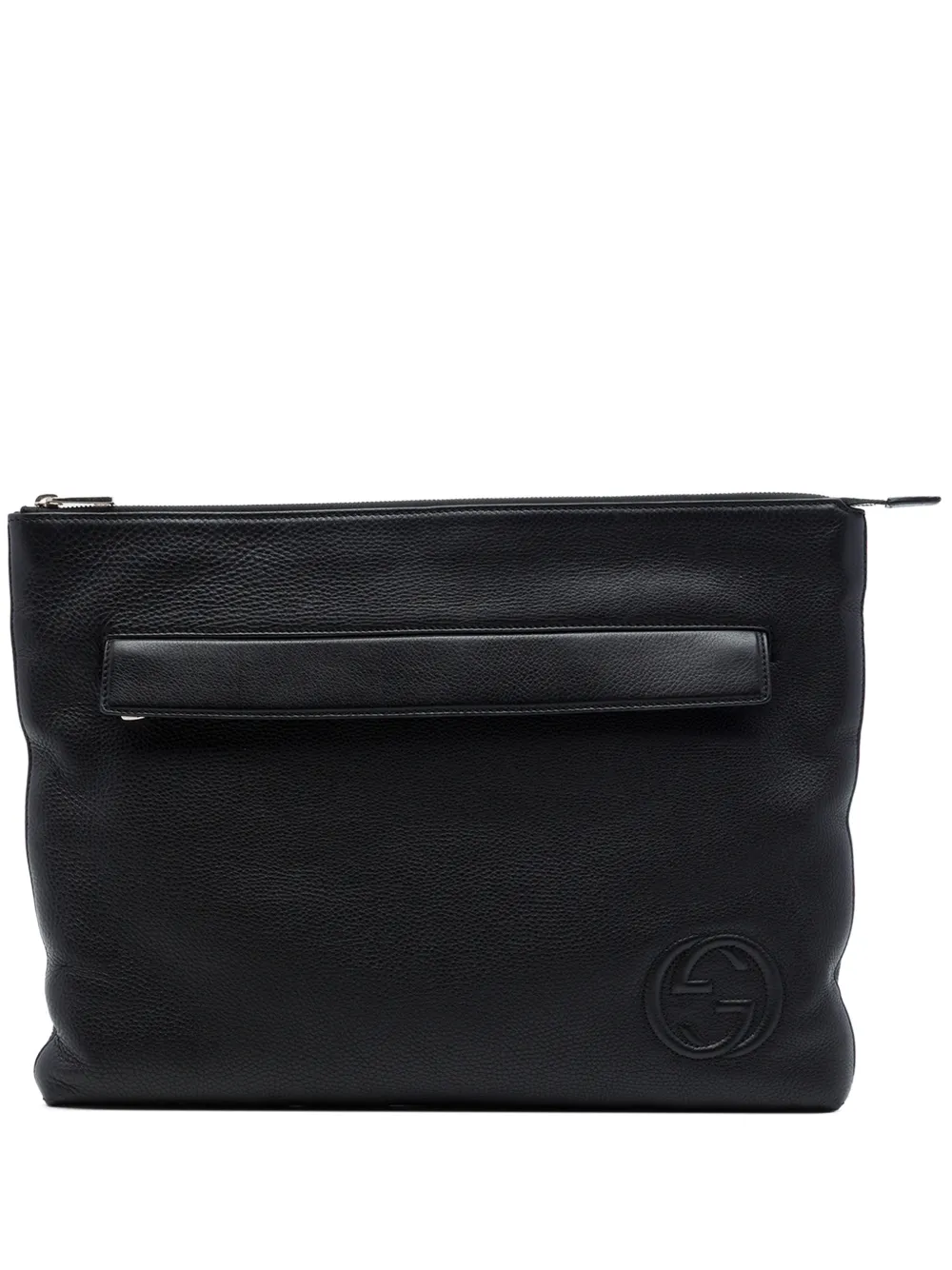 Gucci Pre-Owned 2000-2015 Calfskin Soho clutch bag - Schwarz
