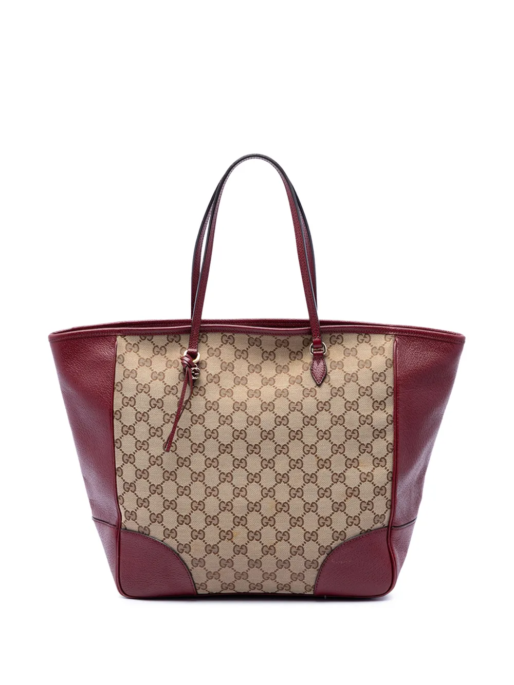 Gucci Pre-Owned 2016-2026 GG Canvas and Calfskin Bree tote bag - Toni neutri