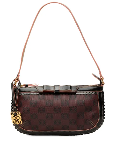 Loewe Pre-Owned 2006 Anagram PVC Coated Canvas shoulder bag