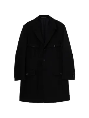 Yohji Yamamoto Worsted Tasmania ベルテッド ジャケット | ブラック