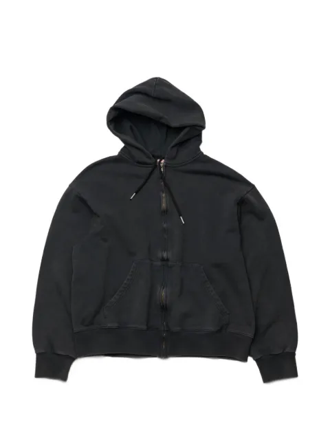 Stockholm Surfboard Club logo-print zip-up hoodie