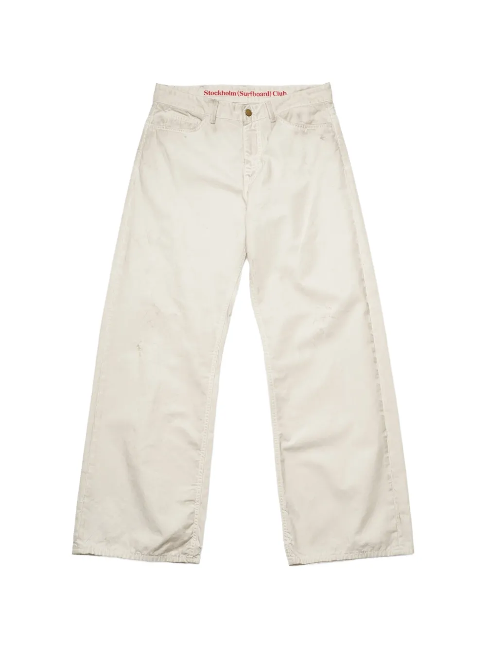 Stockholm Surfboard Club Ralf trousers - Bianco