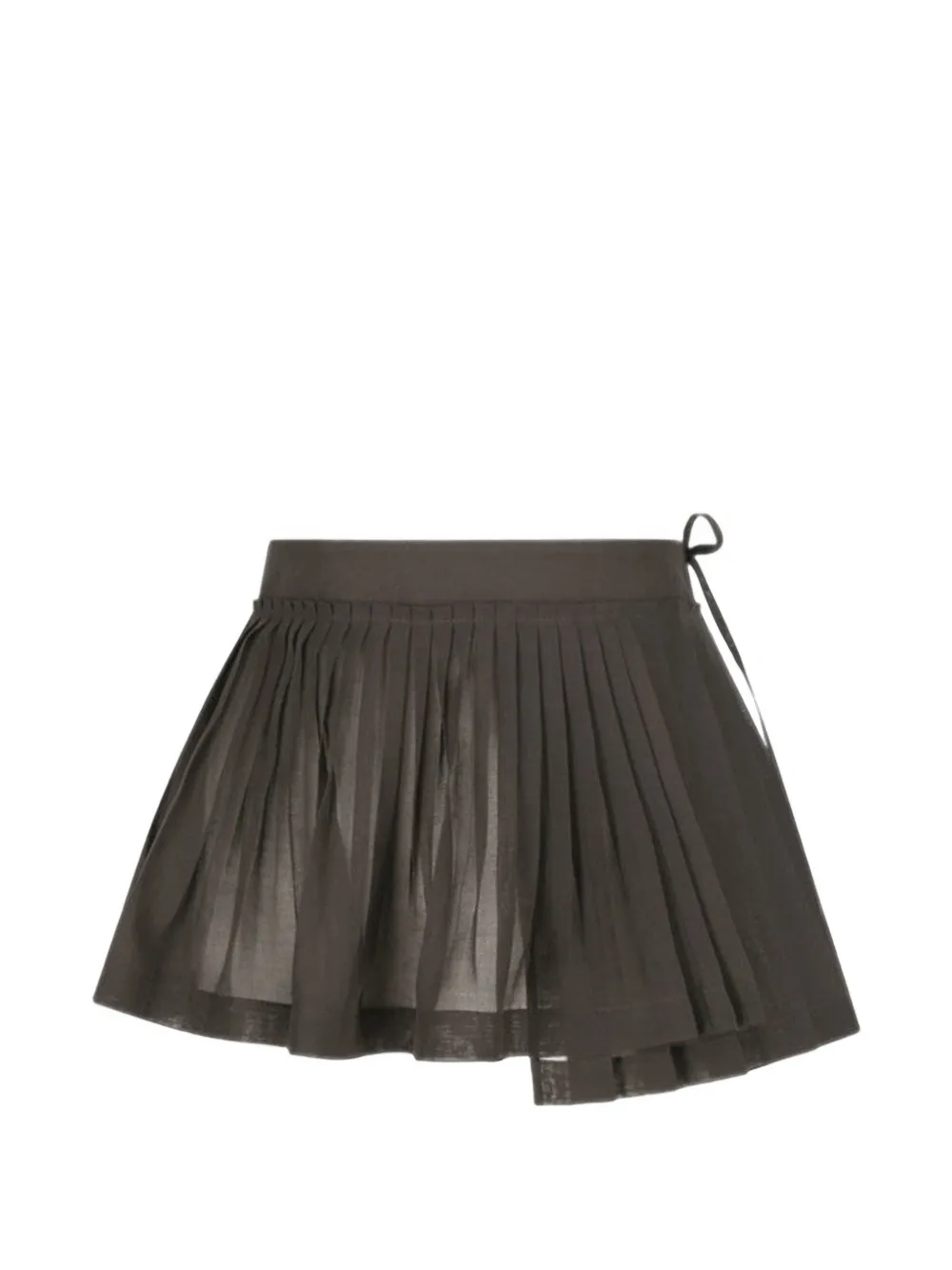 Amomento pleated belt - Marrone