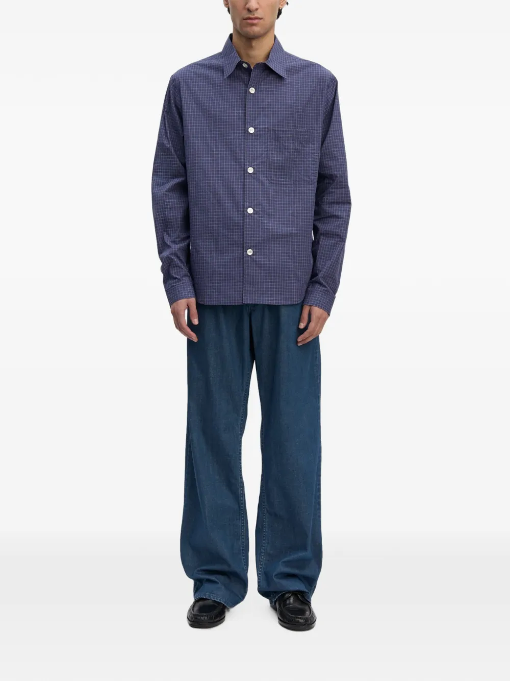Another Aspect Another Shirt 4.0 JPN overhemd Blauw