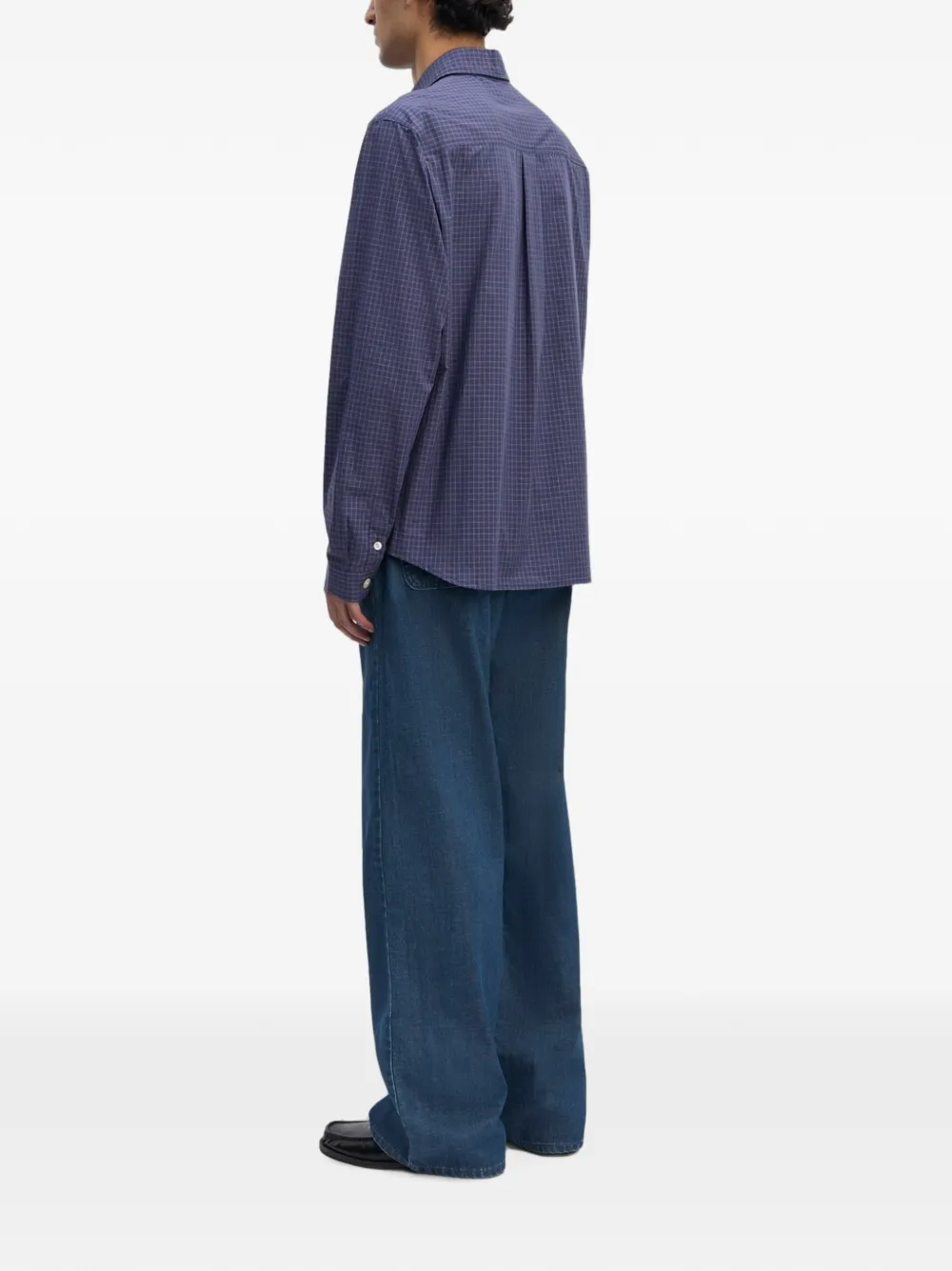 Another Aspect Another Shirt 4.0 JPN overhemd Blauw