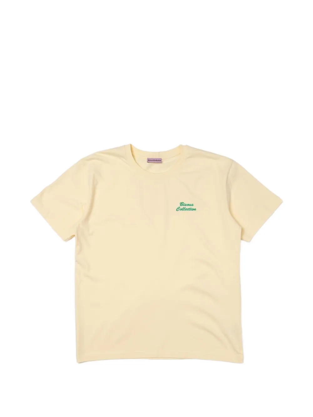 Bisous Skateboards Bisous short-sleeve cotton T-shirt Beige