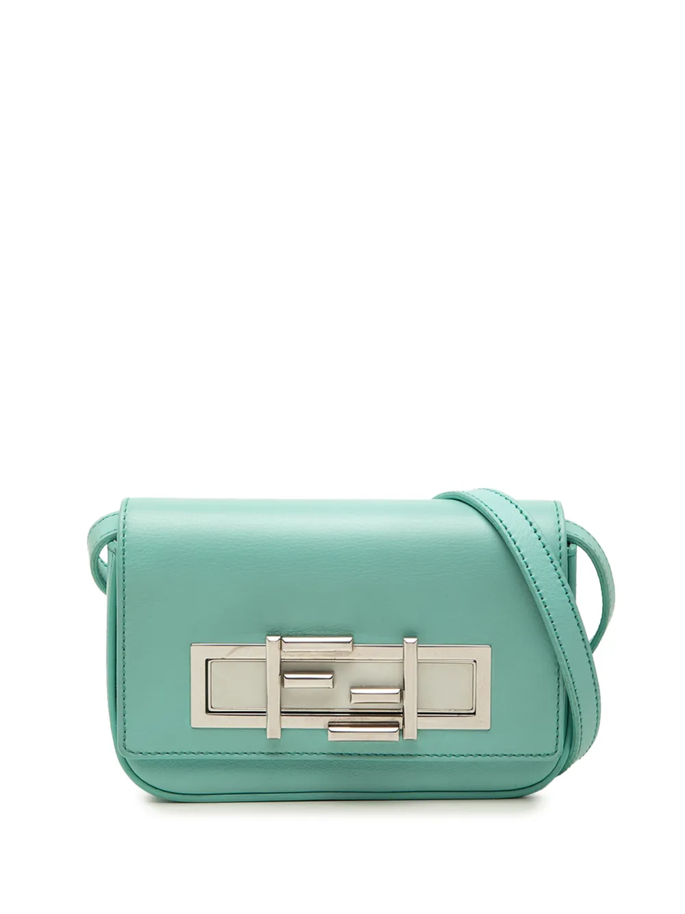 Fendi Pre-Owned 2010-2026 Mini Calfskin 3Baguette crossbody bag - Grün