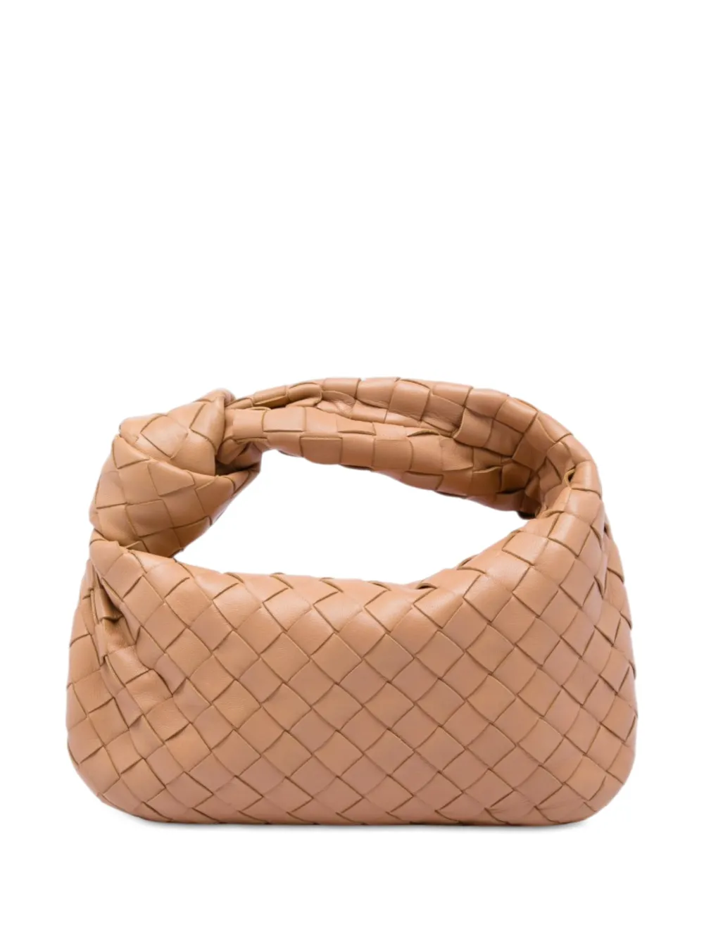 Bottega Veneta Pre-Owned 2012-2026 mini Intrecciato Jodie Tasche aus Nappaleder - Braun