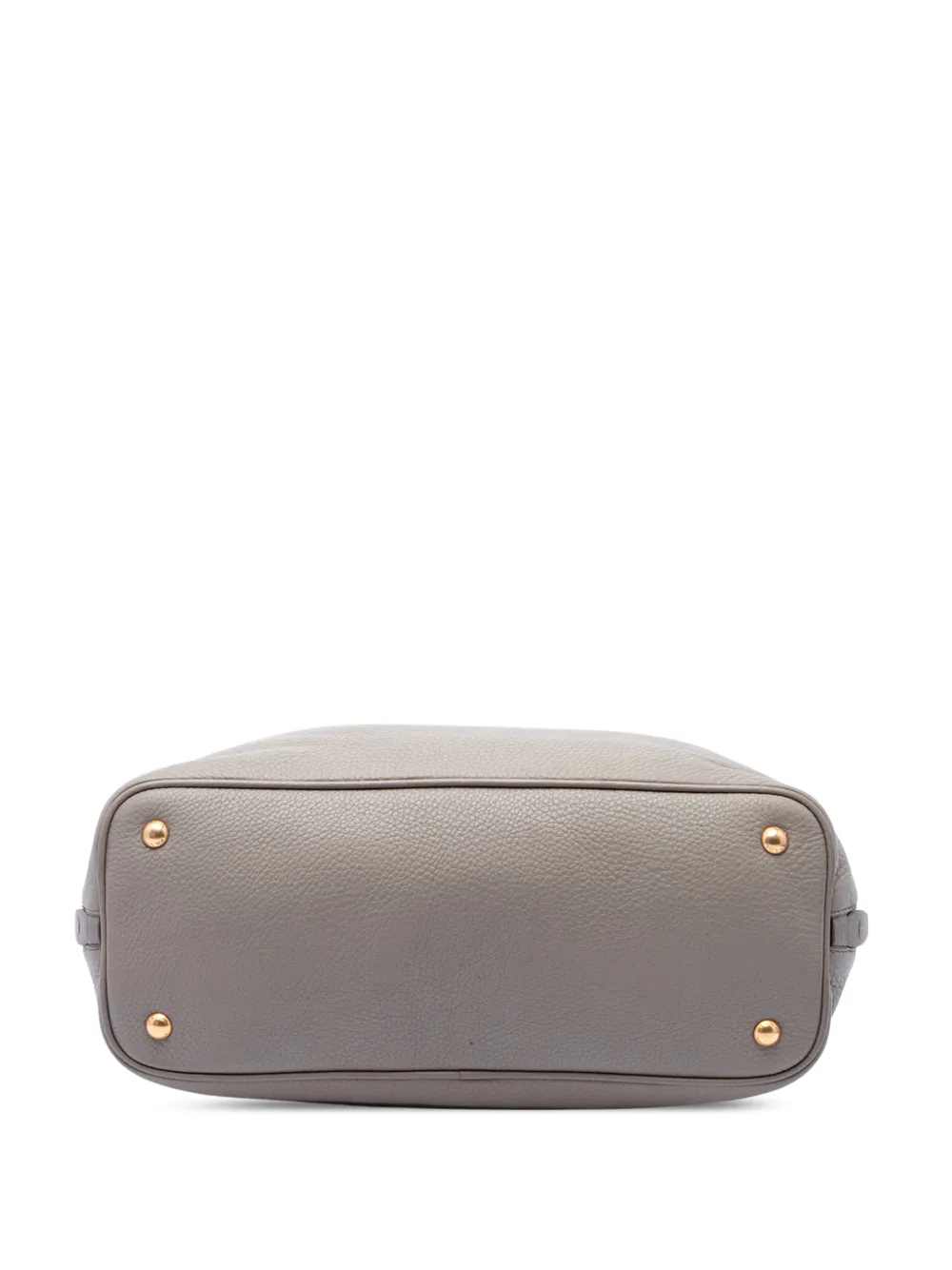 Prada Pre-Owned 2000-2013 Vitello Daino shopper met rits Grijs