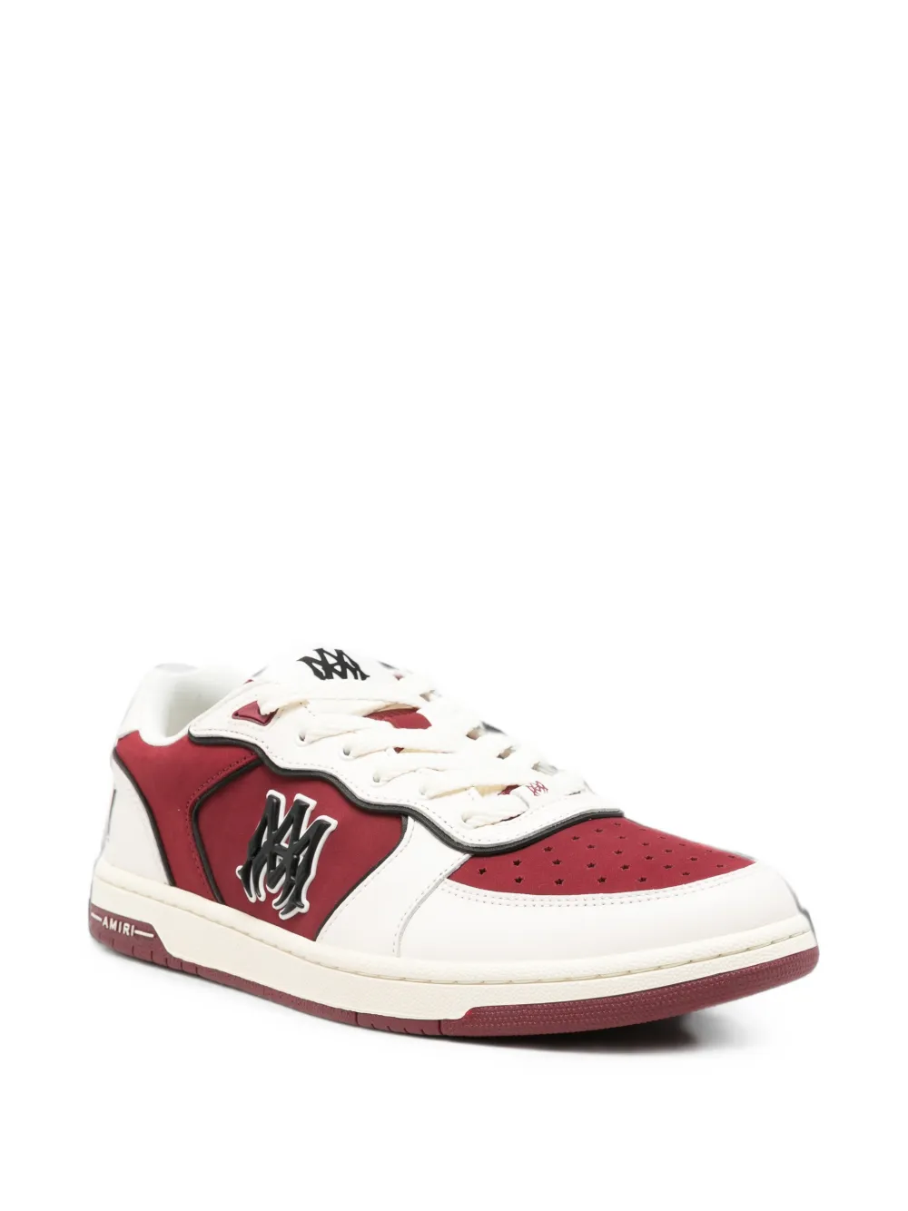 AMIRI Newport logo-patch panelled sneakers Wit
