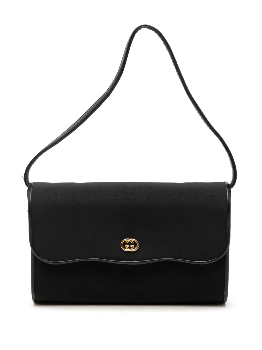 Gucci Pre-Owned Borsa a spalla in tela GG con catena XX secolo - Nero
