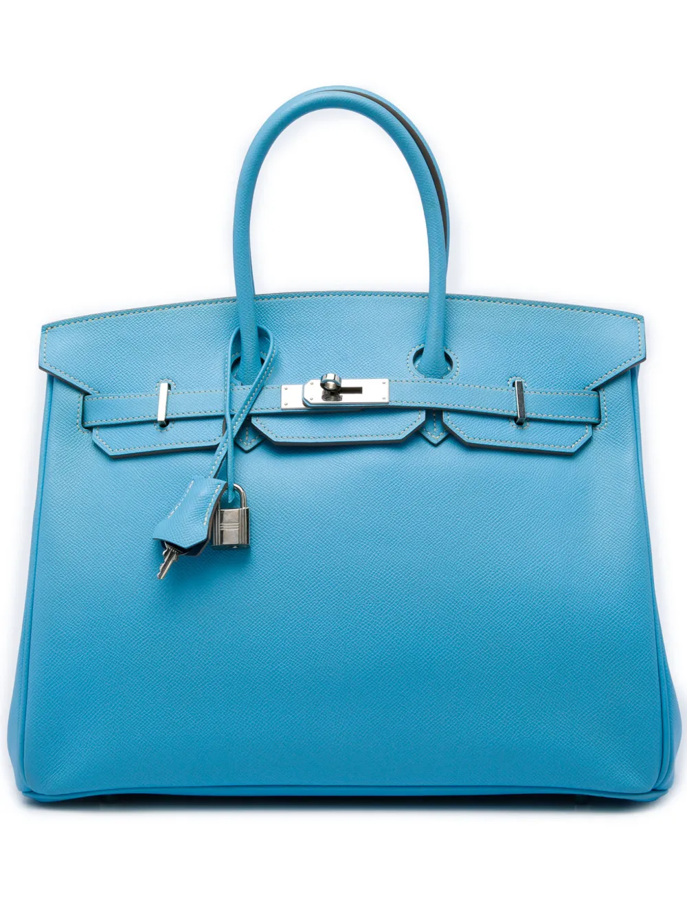 Hermès Pre-Owned 2011 Epsom Birkin Retourne 35 handbag - Blu