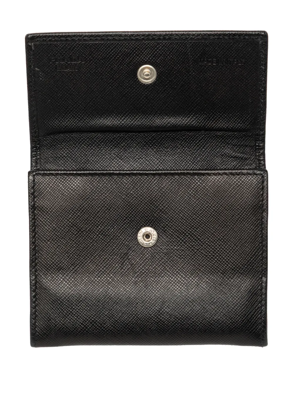 Prada Pre-Owned 2000-2013 Saffiano pasjeshouder Zwart
