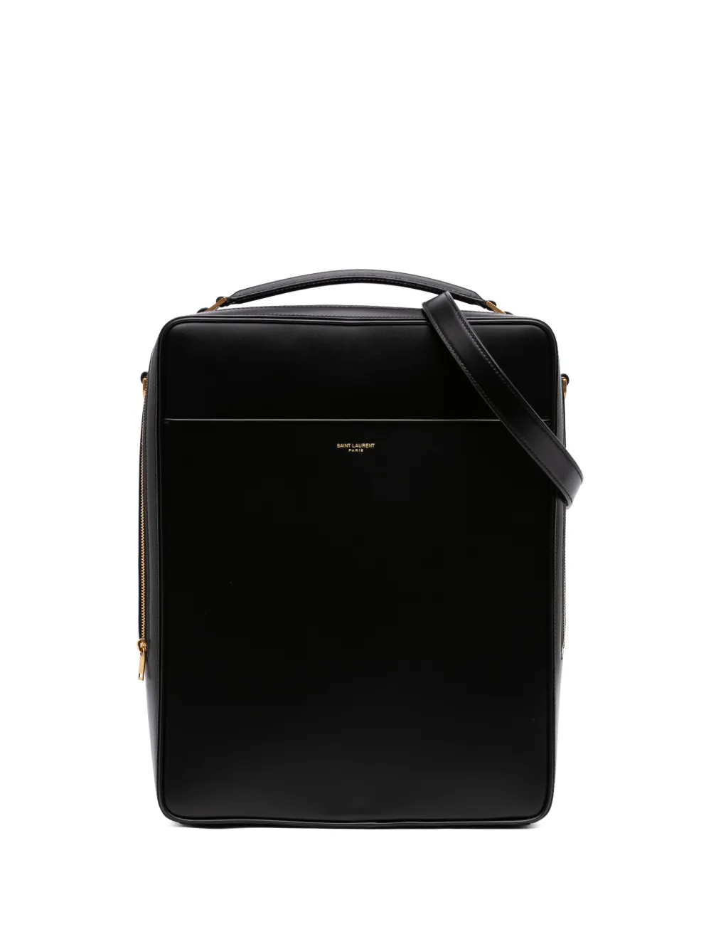 Saint Laurent Pre-Owned 2024 Large Smooth Calfskin Case Bag satchel - Schwarz