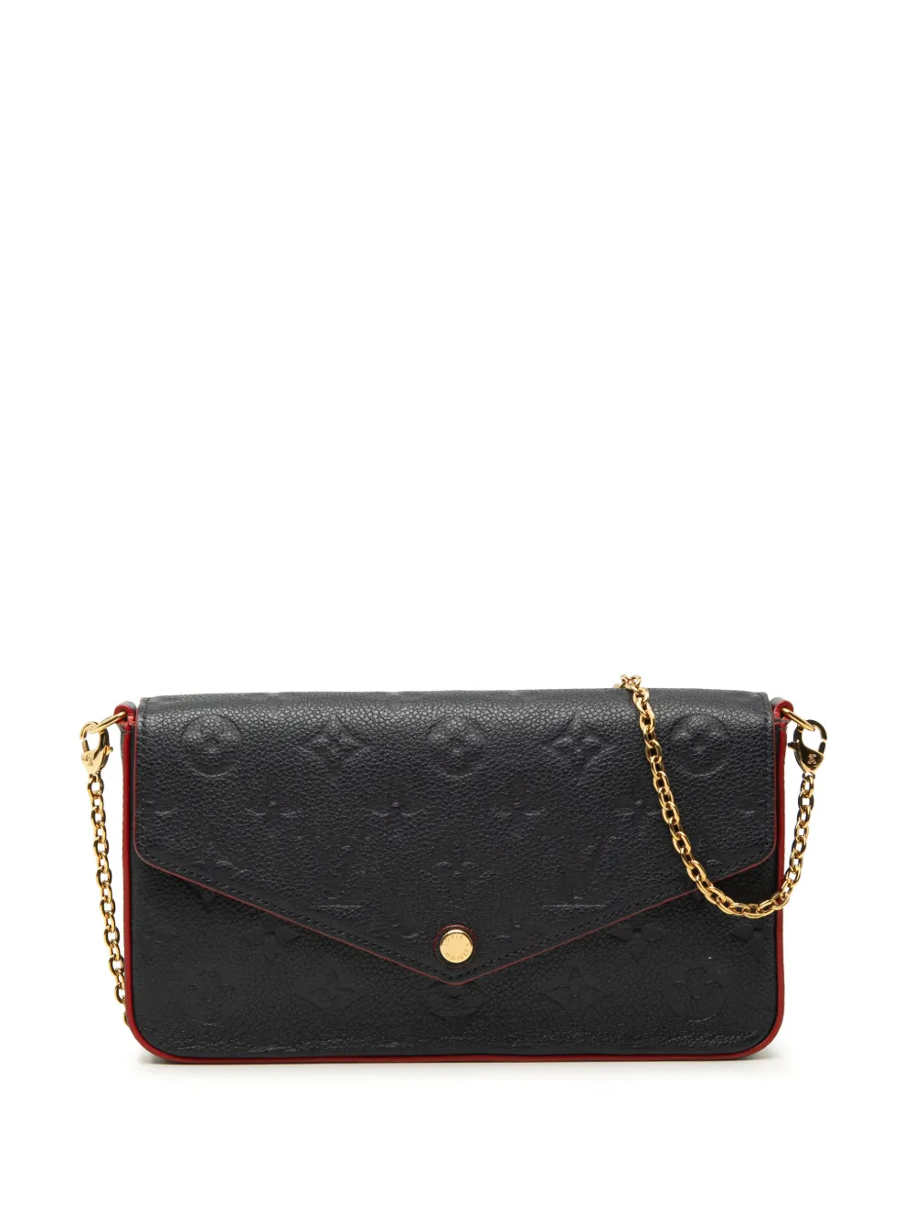 Louis Vuitton Pre-Owned Borsa a tracolla Monogram Empreinte Pochette Felicie 2021-2026 - Nero