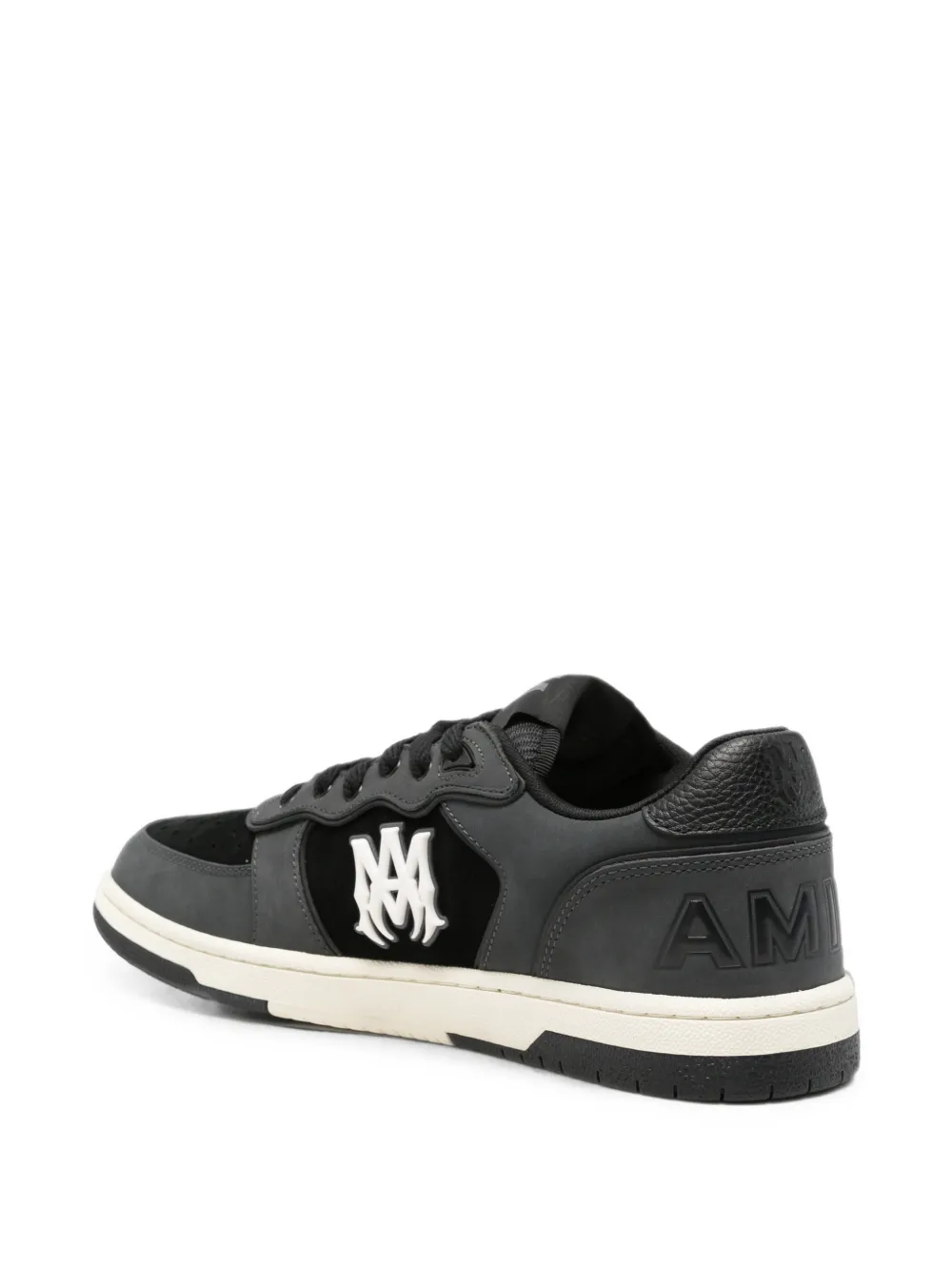 AMIRI Newport logo-plaque panelled sneakers Grijs