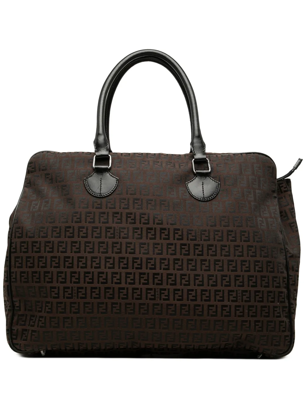 Fendi Pre-Owned 2000-2010 Zucchino Canvas business bag - Braun