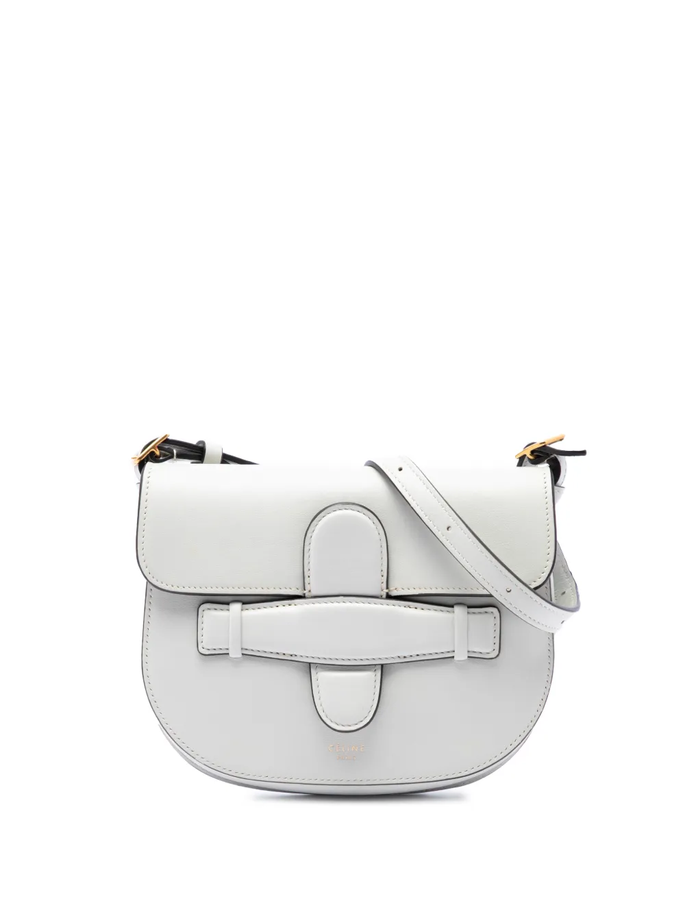 Celine Pre-Owned Borsa a tracolla convertibile Symmetrical mini in pelle di vitello liscia - Grigio