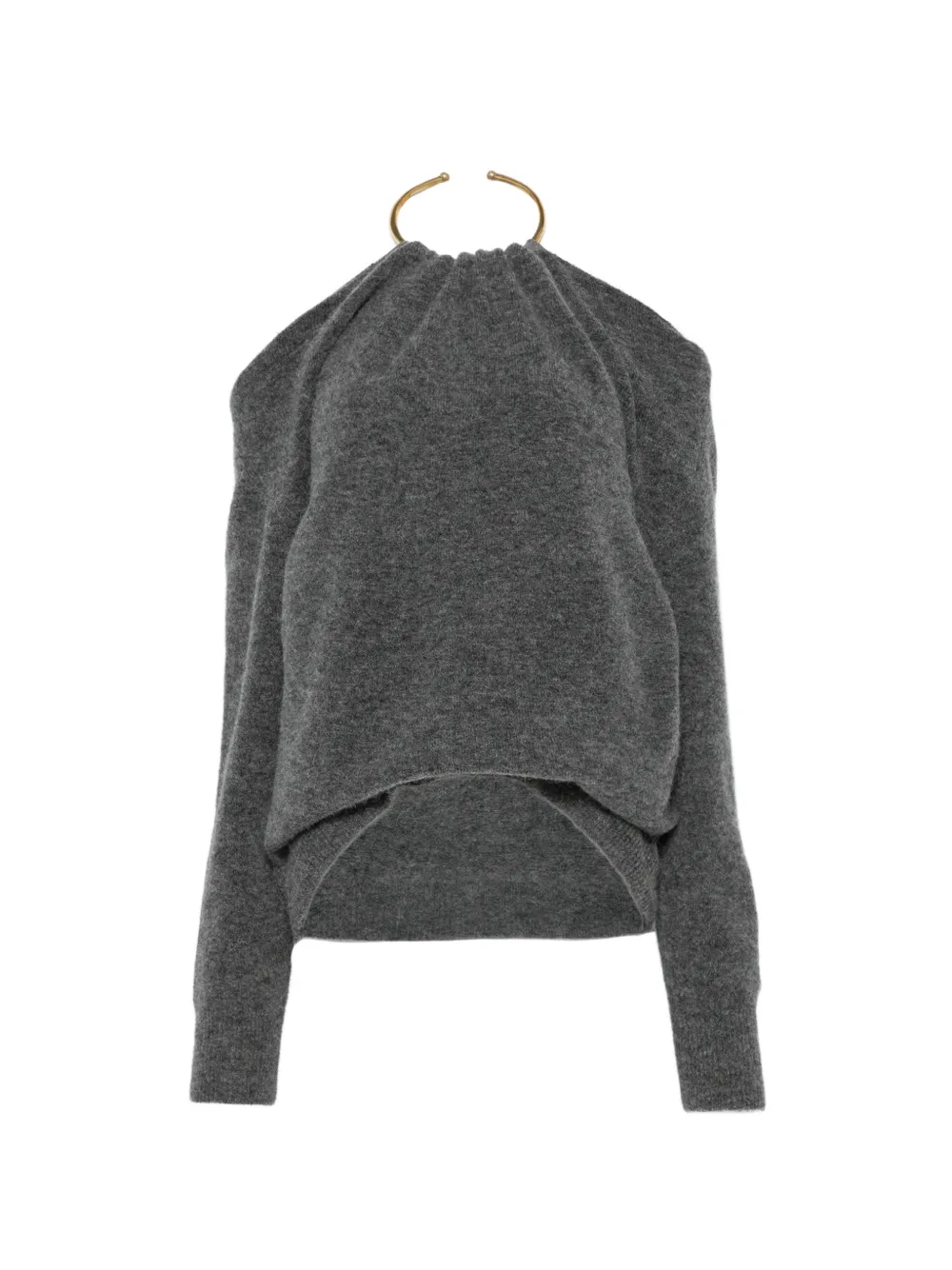 DARKPARK Erin halterneck cold-shoulder sweater - Grey