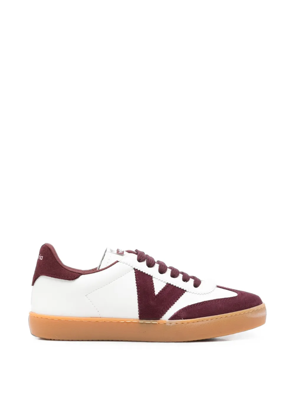 Victoria logo-patch panelled sneakers