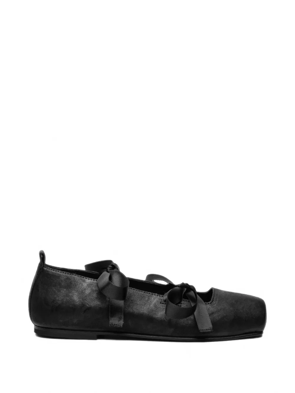 SINE & COSINE Hannes leather ballet flats - Nero