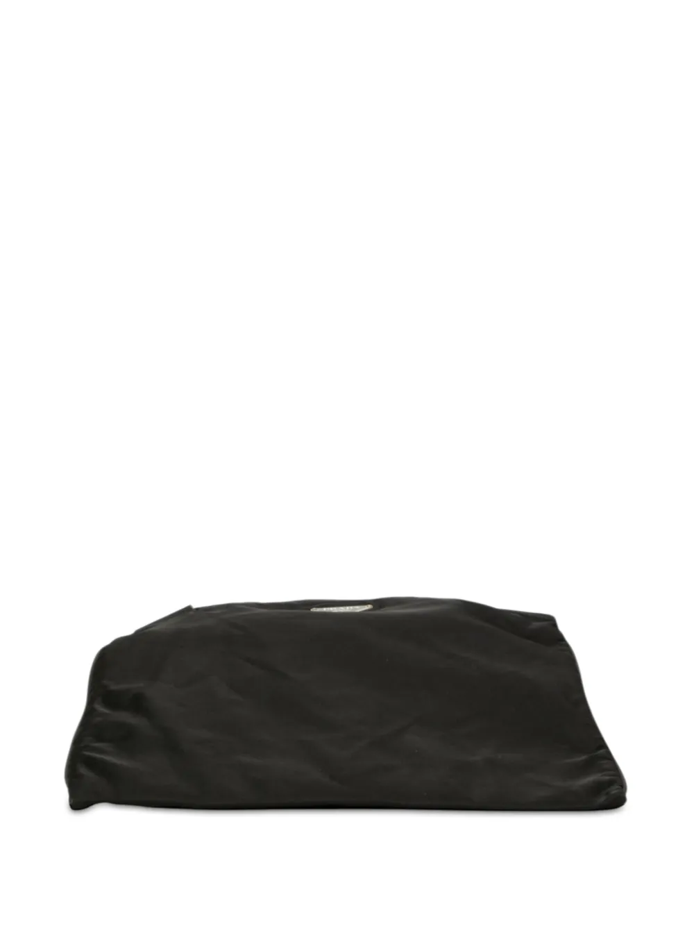 Prada Pre-Owned 2000-2013 Tessuto Zip Top crossbodytas Zwart