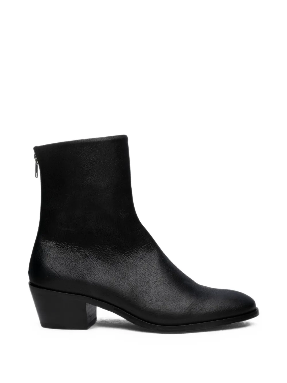 SINE & COSINE Paco leather ankle boots Zwart