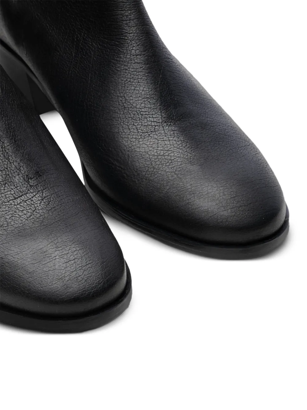 SINE & COSINE Paco leather ankle boots Zwart