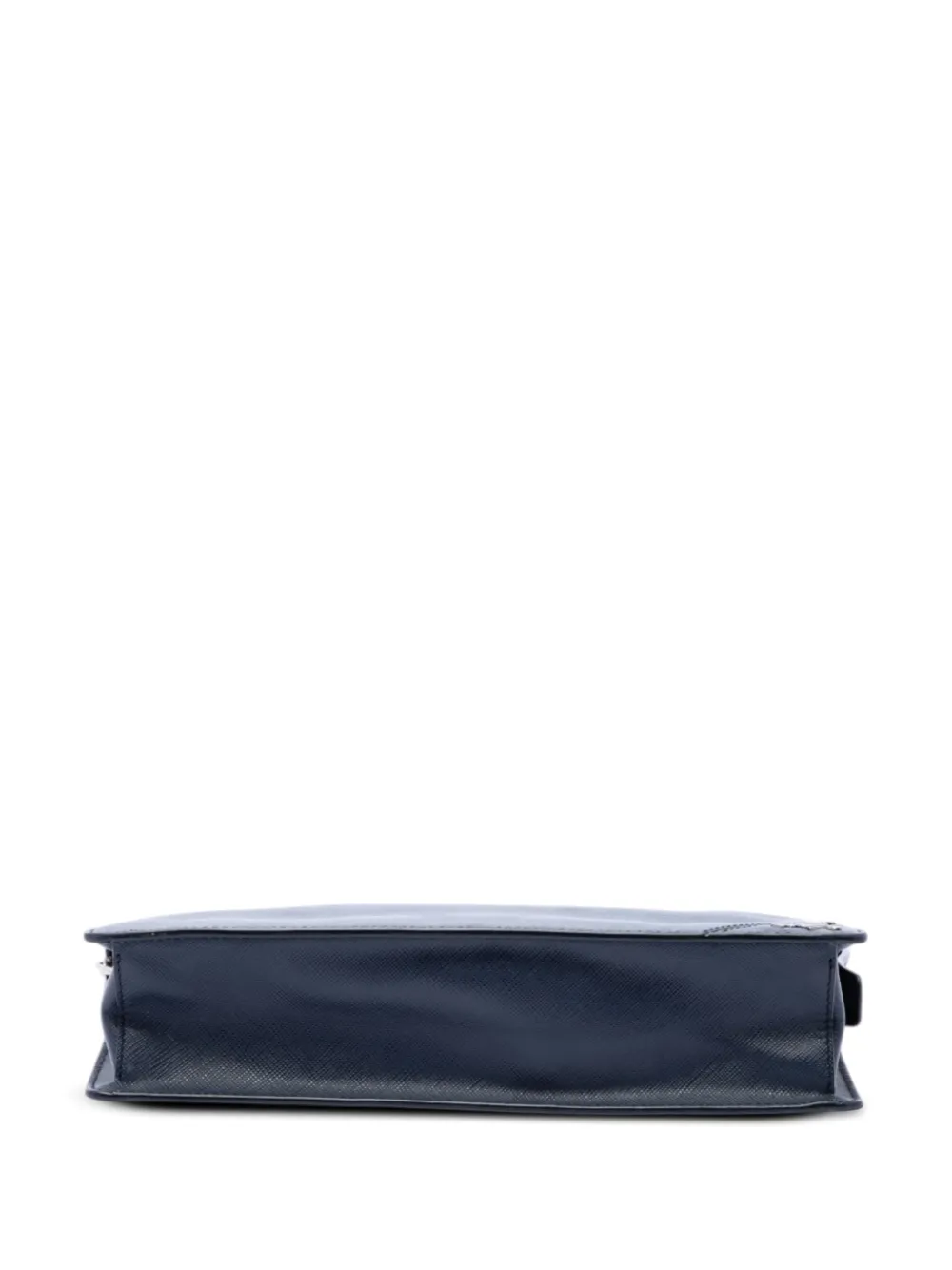 Prada Pre-Owned 2010-2026 Saffiano clutch Blauw