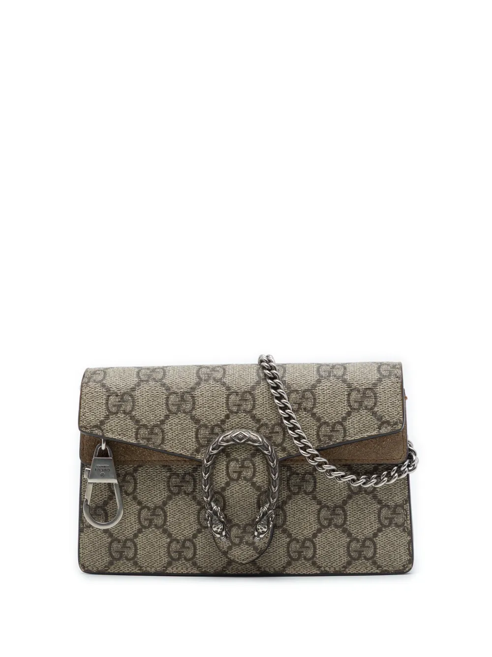 Gucci Pre-Owned 2016-2026 Mini GG Supreme Dionysus crossbody bag - Toni neutri