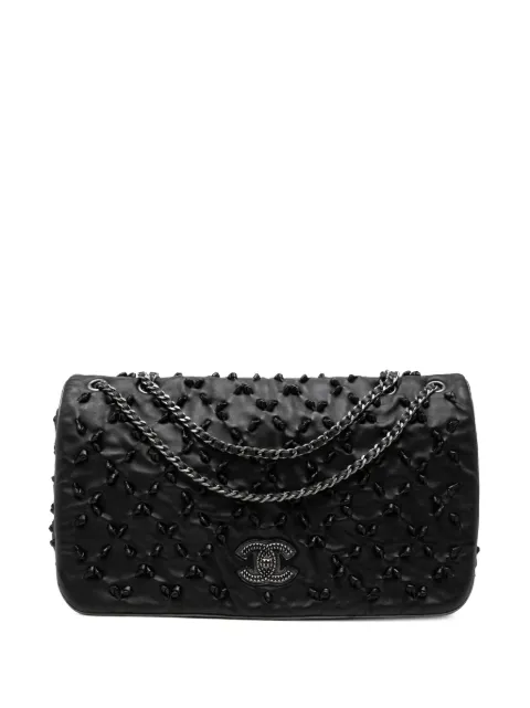 CHANEL Pre-Owned 2010-2011 CC Lambskin Chic Knot Flap shoulder bag