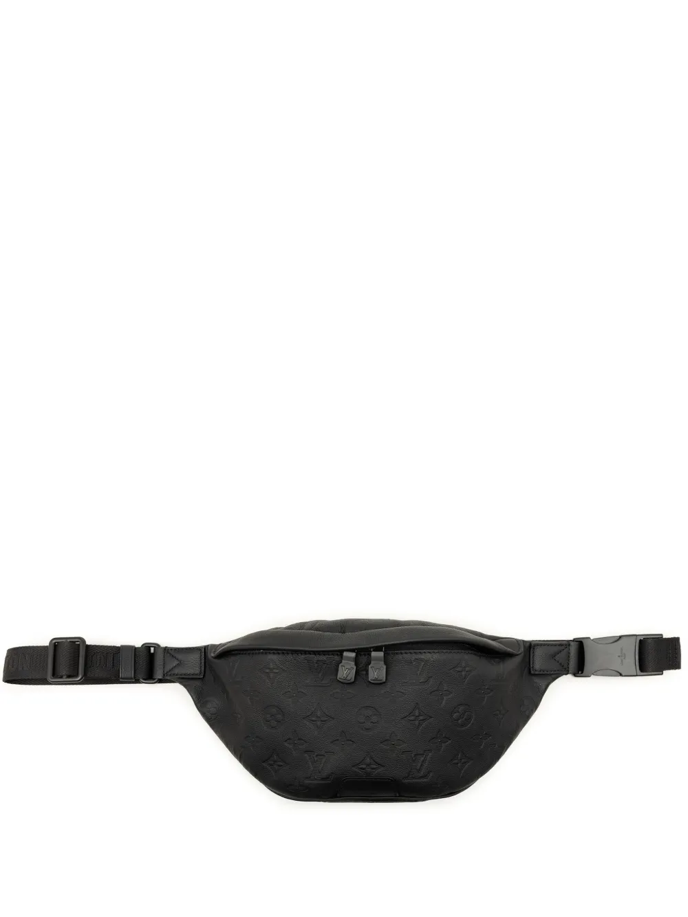 Louis Vuitton Pre-Owned 2021-2026 Monogram Shadow Discovery Bumbag belt bag in Black