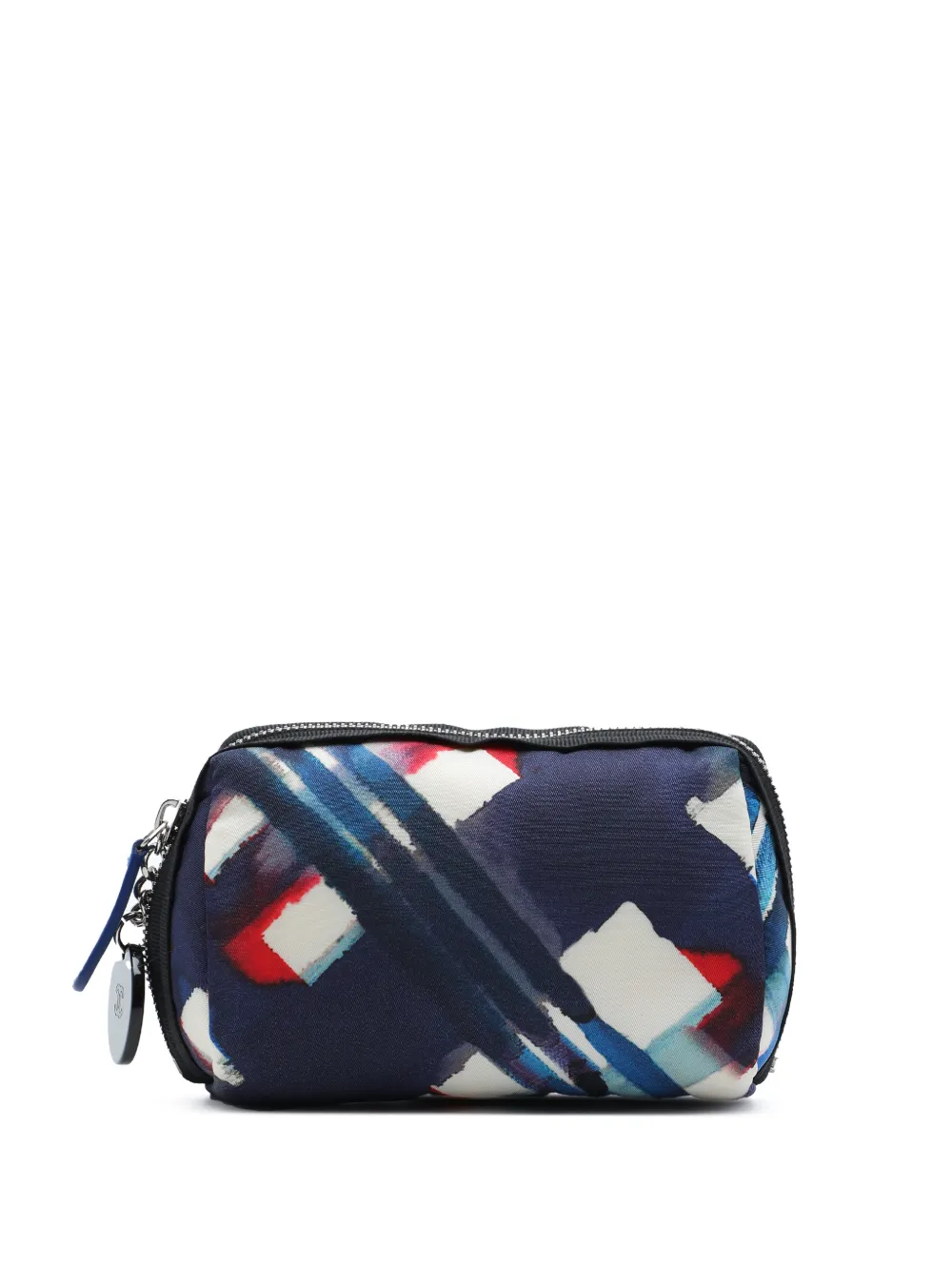 CHANEL Pre-Owned 2016-2017 Printed Canvas Airline pouch - Blu