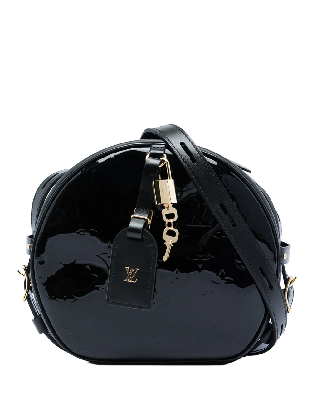 Louis Vuitton Pre-Owned 2020 Monogram Vernis Boite Chapeau Souple MM crossbody bag - Schwarz