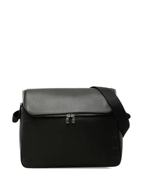 Louis Vuitton Pre-Owned 2004 Bicolor Taiga and Canvas Taimyr crossbody bag