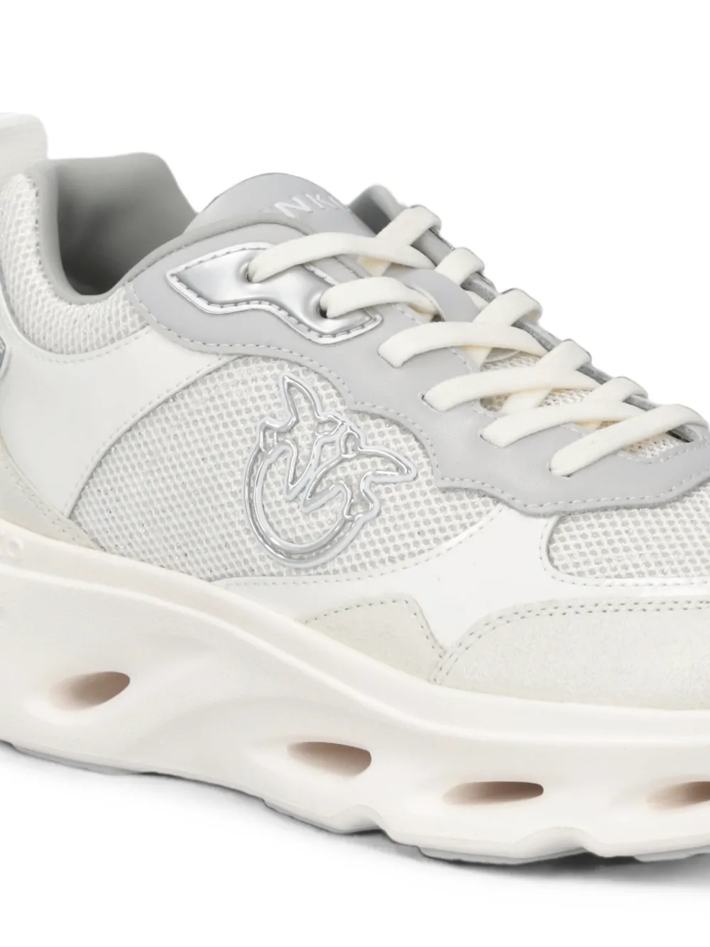 PINKO Love Birds chunky sneakers Beige